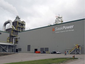 The SaskPower carbon capture and storage facility at the Boundary Dam Power Station in Estevan.