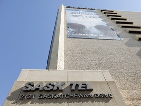 SaskTel's head office in downtown Regina.