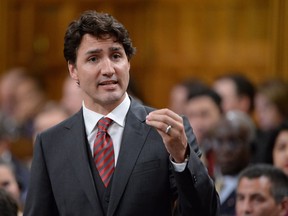 Prime Minister Justin Trudeau responds during Question Period in the House of Commons on May 31.