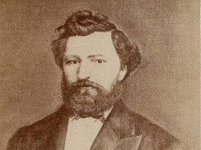 A Winnipeg genealogist thinks Metis patriot Louis Riel was a "pretty distant" relative of Prince Edward, Earl of Wessex, now visiting Regina.