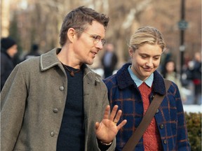 Unhappily married academic John (Ethan Hawke) disrupts Maggie's (Greta Gerwig) plan to be a single mom. Credit: Mongrel

Ethan Hawke and Greta Gerwig star in Rebecca Miller's film Maggie's Plan.