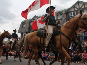 Canada Day celebrations in Banff included an hour-long parade.
