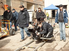 The crew of Lullaby for Pi works on set in Regina in 2009, three years before the loss of the provincial film tax credit devastated the industry.