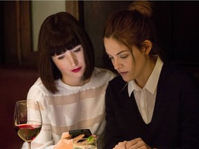 Kate Lyn Sheil (left) and Riley Keough in a scene from The Girlfriend Experience.