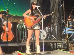 Kacey Musgraves made here debut at the Craven Country Jamboree on Friday night.