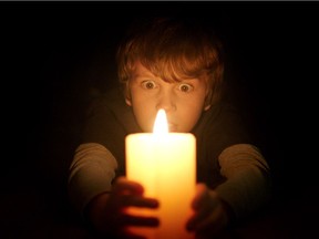 Gabriel Bateman as Martin in New Line Cinema's horror film Lights Out,  a Warner Bros. Pictures release.