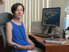 Professor and author Nilgün Önder of the Department of Politics and International Studies at the University of Regina is seen here at her office on Monday July 18.