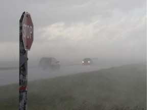 Tornados touched down in the province Sunday, destroying one home and causing damage to barns.