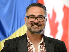 Ukrainian-Canadian Committee Regina president Orest Gawdyda.