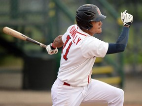 After a slow start, Jon Nunnally Jr., has picked up the pace with the Regina Red Sox.