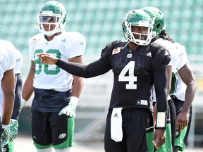 Darian Durant is about to become the Saskatchewan Roughriders' fourth different starting quarterback in their past four games against the host Edmonton Eskimos.