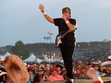 REGINA SK: JULY 16, 2016 – Randy Owen frontman with Alabama on the main stage at the Craven Country Jamboree 2016. DON HEALY / Regina Leader-Post