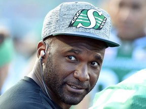The Saskatchewan Roughriders will soon know whether quarterback Darian Durant, shown on the sidelines during Friday's game against the visiting Ottawa Redblacks, will be able to return to action Friday against the host Montreal Alouettes.