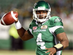 Saskatchewan Roughriders quarterback Darian Durant threw for 310 yards in Thursday's 30-17 CFL loss to the visiting Toronto Argonauts.