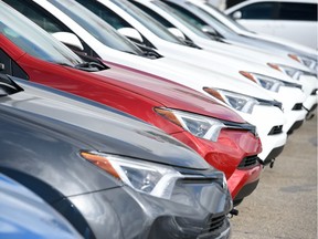 New vehicles sales in Saskatchewan were  down 14 per cent in May over the same period last year, according to Statistics Canada.