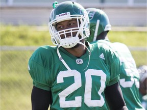 Saskatchewan Roughriders linebacker Otha Foster III, shown here in a file photo, recently took to social media to comment on police shootings in the United States.