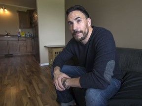 Myles Himmelreich, who has FASD and has been in and out of the court system, is photographed at his home in Saskatoon Friday, July 15, 2016. He now travels around speaking about FASD, its affects and what needs to be done to address it in the justice system.