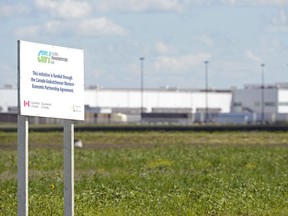 The Global Transportation Hub west of Regina paid too much for land it needed the provincial auditor says.