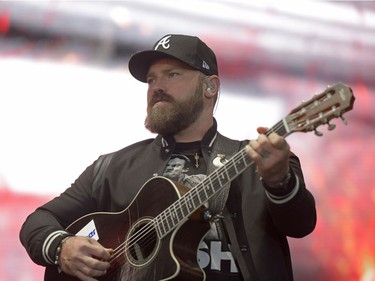 Zac Brown performs at the Craven Country Jamboree in Craven, Sask. on Friday July 15, 2016. MICHAEL BELL