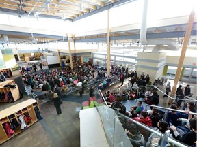 Arcola Community School opened in November of 2012 with a flexible design for classrooms. Due to increased enrolment, more space is being devoted to traditional classrooms.