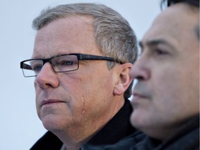 Premier Brad Wall shed a tear along with Assembly of First Nations Chief Perry Bellegarde after laying flowers at the La Loche Community School in January following a shooting that left four people dead. This week Wall announced an education and skills training effort in the community.