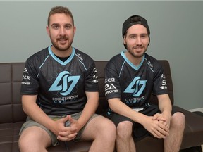 Chris Fiorante, left, and brother Mathew, right, at their home in Regina, Sask. on Thursday July 28, 2016. The brothers will compete in the Halo Championship Series Pro League summer finals in California this weekend. MICHAEL BELL