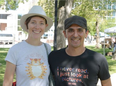 Jennifer and Claudio Della Valle at I Love Regina Day held at Victoria Park in Regina, Sask. on Saturday Aug. 27, 2016.