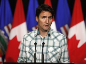 Saskatchewan's Christopher Hayes has been charged with uttering death threats against Prime Minister Justin Trudeau (pictured).