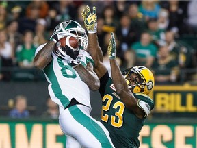 Saskatchewan Roughriders' Naaman Roosevelt, 82, has sparkled during the first half of the 2016 CFL season.