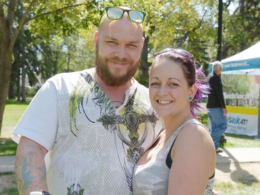 Nate and Kelsey Baumann at I Love Regina Day held at Victoria Park in Regina, Sask. on Saturday Aug. 27, 2016.