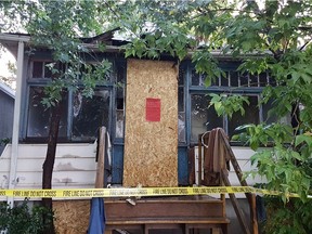 Regina Fire and Protective Services responded to a house fire at 1260 Elphinstone St. on Aug. 7, 2016. The fire is under investigation. (Mark Melnychuk/Regina Leader-Post)