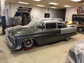 The Hot Rod Institute in Rapid City trains people to build hot rods, like this 1955 Chevrolet.