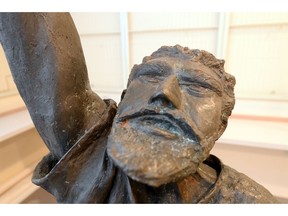 Sculptor John Nugent's famous depiction of Metis hero Louis Riel sat near the provincial Legislative Building before being exiled to the MacKenzie Art Gallery's storage area — one of many works of art that have come and then gone from public view.