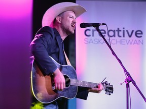 Blake Berglund performed at the BreakOut West lineup announcement on Tuesday, Aug. 9, at the Exchange.