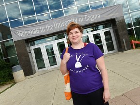 Michelle Apps at the University of Regina where she has completed her research about the sexual barriers of those with disabilities.