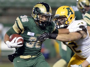 University of Regina Rams tailback Atlee Simon, shown here in a file photo, is looking to build on a 2015 season in which he led Canada West in rushing.