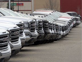 Sales of new cars, trucks and SUVs in Saskatchewan were up 6.2 per cent in June, according to Statistics Canada figures released Tuesday.