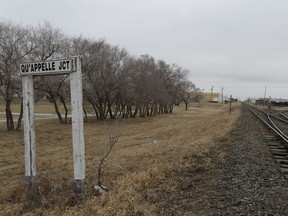 On the night of March 1, a railcar rolled unmanned from the Co-op Refinery Complex refinery to a point near Robinson Street, shown here.