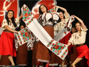 Ukrainian dancers perform
