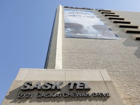 SaskTel's head office in downtown Regina.