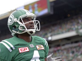 The leadership qualities of Saskatchewan Roughriders quarterback Darian Durant were evident during Sunday's game against the visiting Winnipeg Blue Bombers.