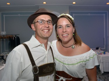 Dustin and Andrea Coupal at Sasktoberfest held at the Hotel Saskatchewan in Regina, Sask. on Saturday Sept. 10, 2016.