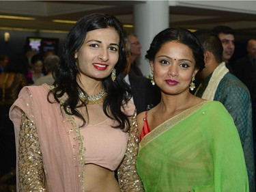 Jagruti Trivedi and Nidhi Verma during India Supper Night at the Conexus Arts Centre in Regina, Sask. on Saturday Sept. 24, 2016.