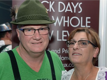 Mike Reibling and Donna Souliere at Sasktoberfest held at the Hotel Saskatchewan in Regina, Sask. on Saturday Sept. 10, 2016.