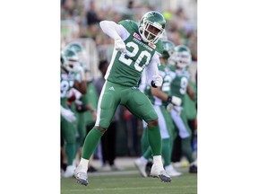 Otha Foster III and the Saskatchewan Roughriders have reason to celebrate after picking up a long-awaited victory on Sunday over the Edmonton Eskimos.