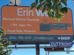 NDP MP Erin Weir is hosting the first of two local meetings on how Canada will elect its next House of Commons.