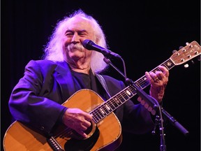 David Crosby presented an entertaining evening of music and storytelling at the Casino Regina Show Lounge on Friday night.