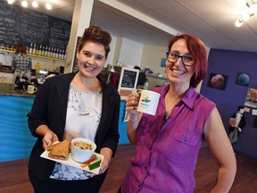 Sheri Florizone (left) and Annabel Townsend are co-owners of Noni's Prairie Café.