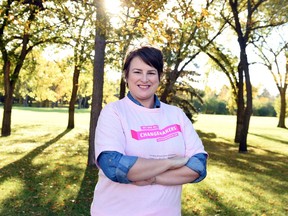 Jeanette McNalty is doing the Canadian Breast Cancer Foundation CIBC Run for the Cure on Sunday to raise cancer awareness. Jeanette has now been declared cancer free having been diagnosed with breast cancer and given birth to her daughter all within a short space of time.