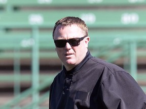 Saskatchewan Roughriders head coach/GM Chris Jones, shown here in a file photo, added players to his team's practice roster Tuesday.